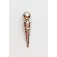 Zilverkleurige flessenstop